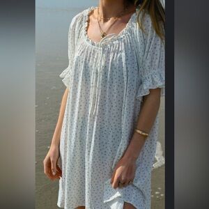 Darling Loungewear pointelle mini dress